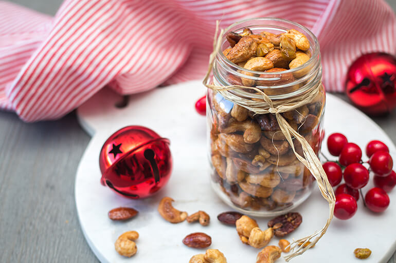 Feed Your Body Friday: Maple Syrup Roasted Nuts - A Gift in a Jar!